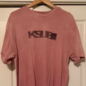 Ksubi Dusty Pink Logo Tee